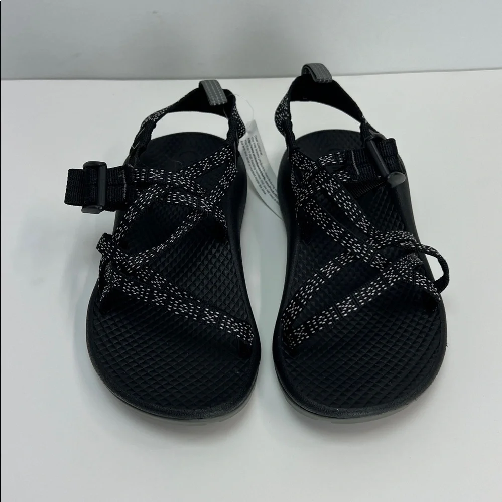 Chaco ZX/1 EcoTread Sandals Kids 1 Unisex Black White Hiking Outdoors Summer New